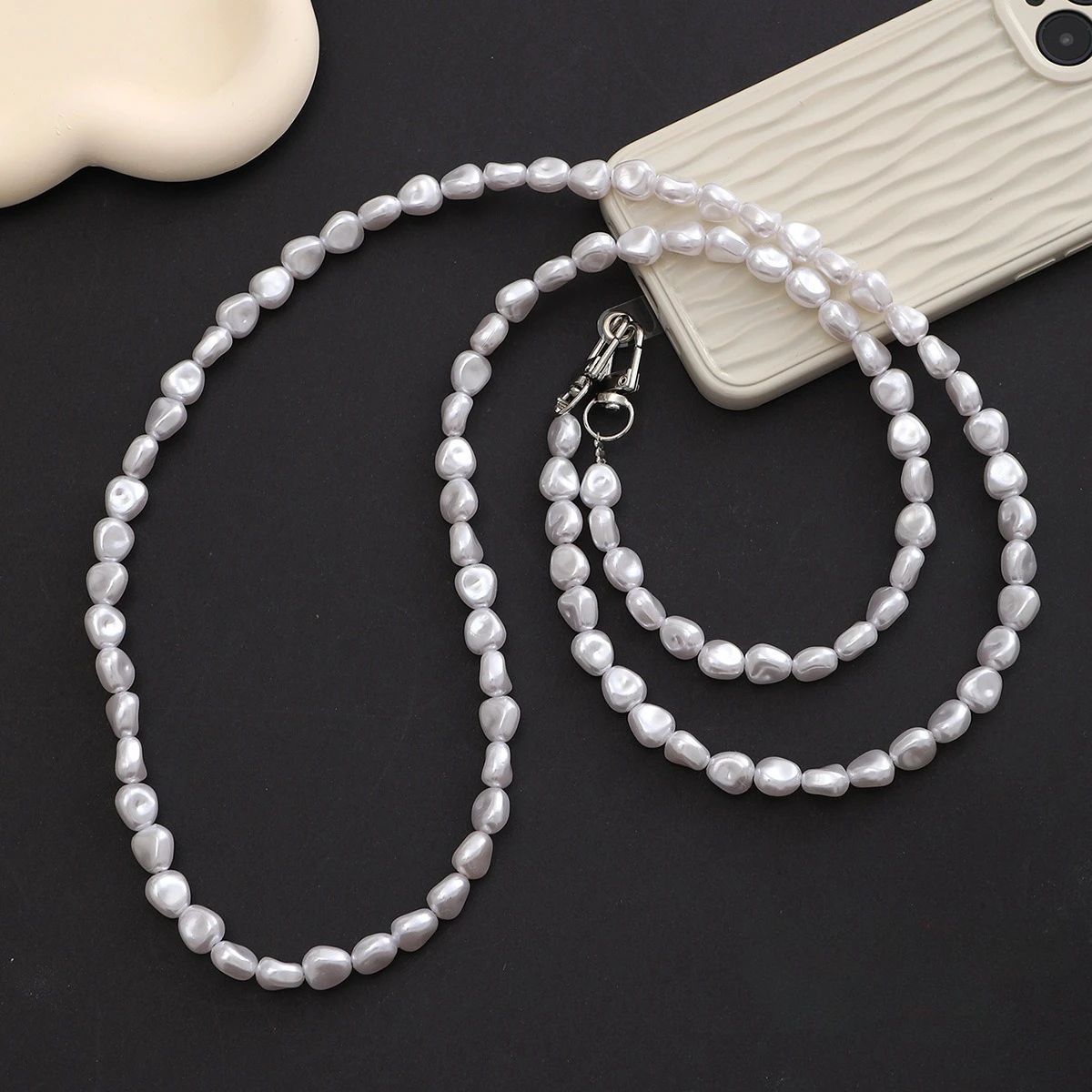 Luxury Bags Women - Mobile Phone Lanyard Luxury Pearl Bead