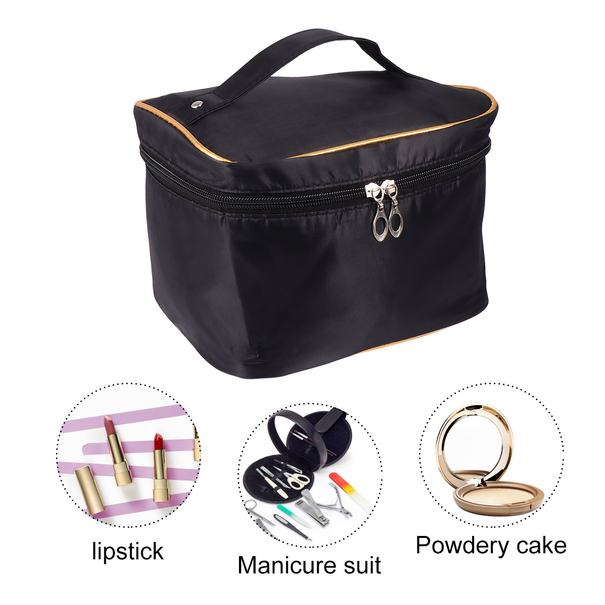 Luxury Bags Storage - Premium Polyester Waterproof Makeup Storage Bag
