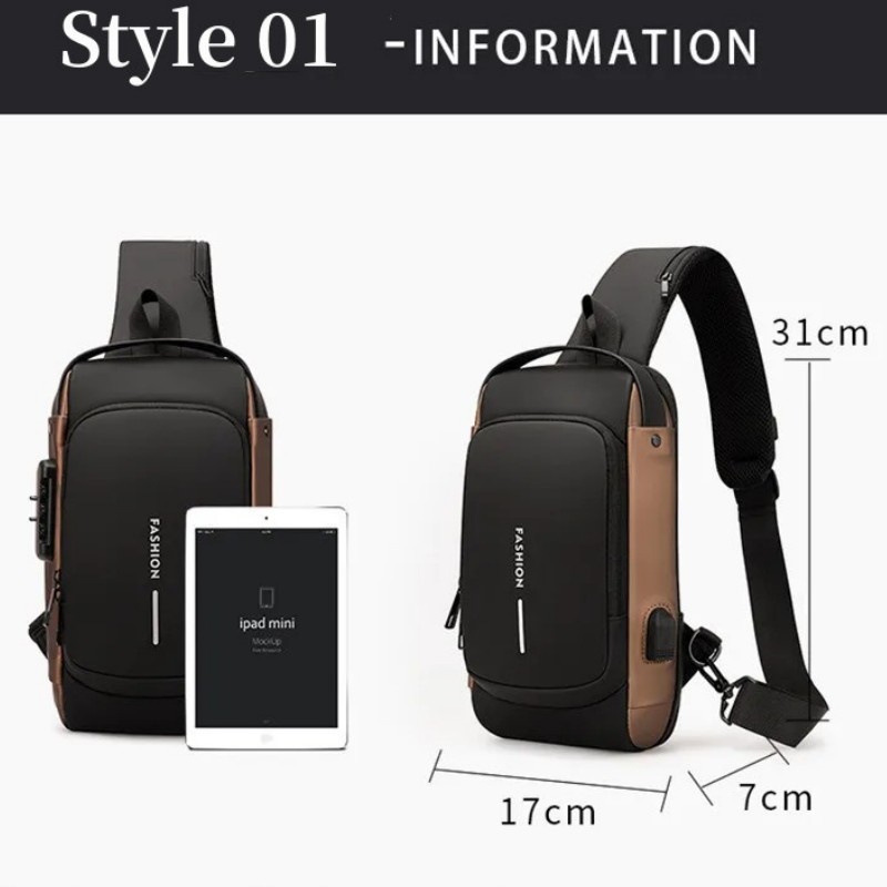 New Chest Bag for Men Crossbod - Luxury Bags Sling incelemesi ve fiyatı