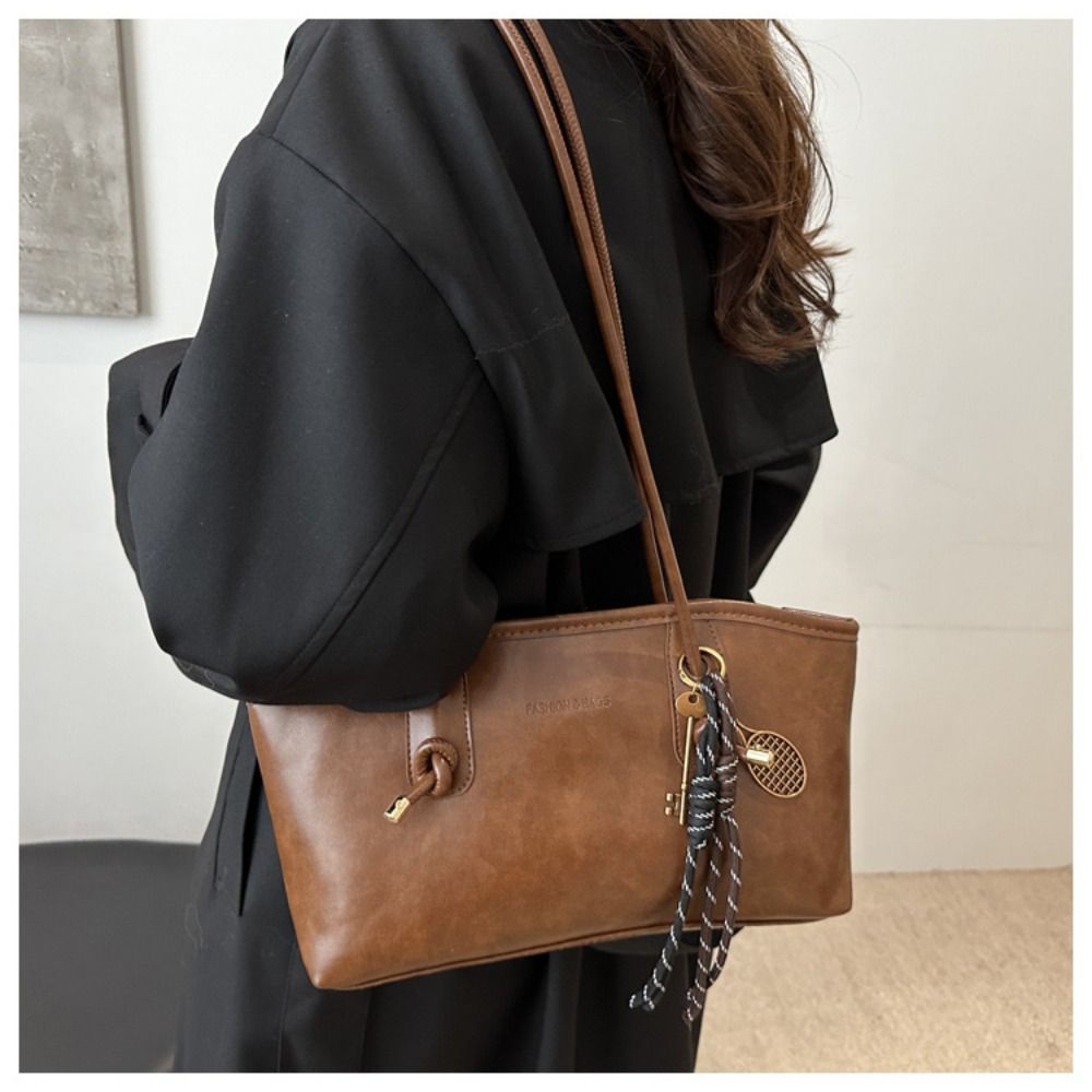 Retro PU Leather Tote Bag Luxu - Luxury Y2K Bags incelemesi ve fiyatı