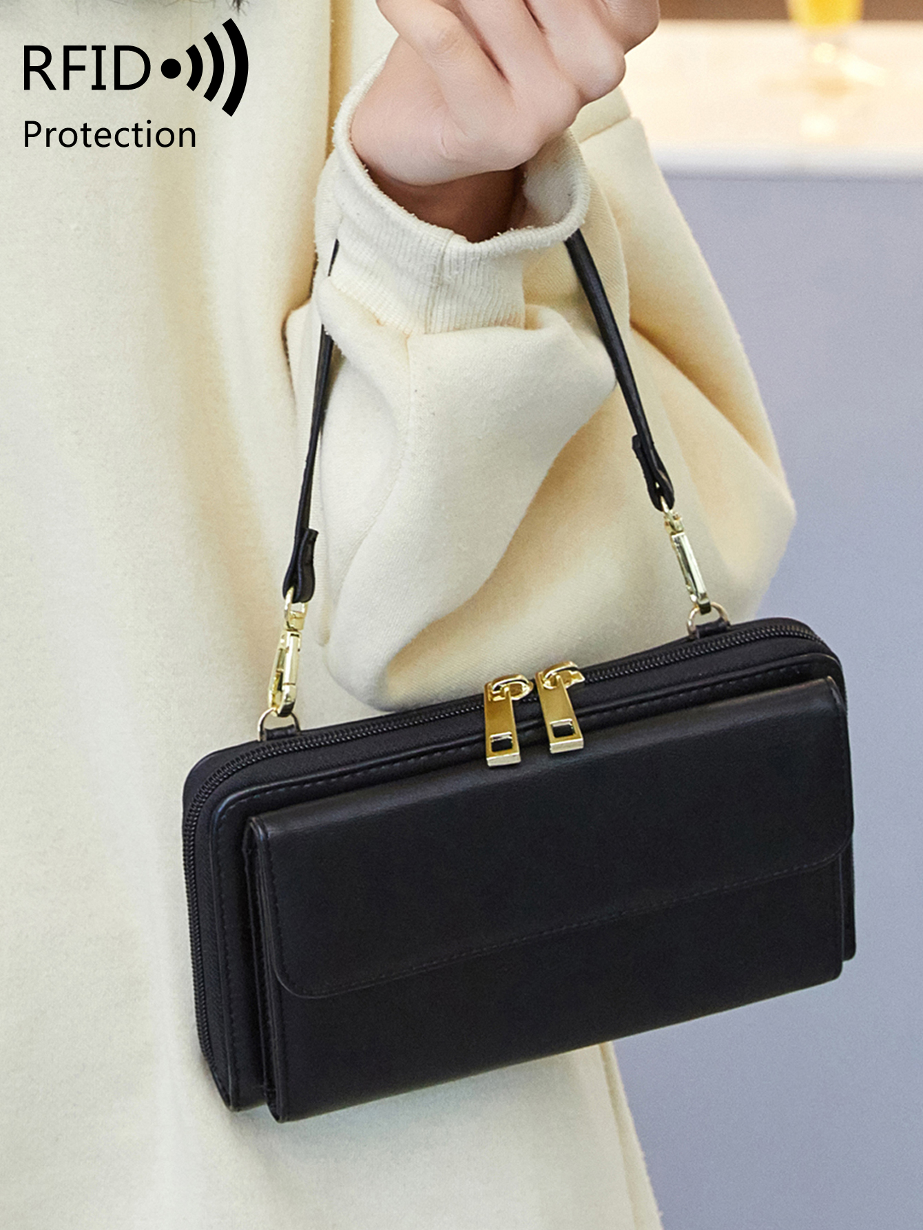 Women's Fashion Touchscreen Mo - Wristlet Wallet Zipper incelemesi ve fiyatı