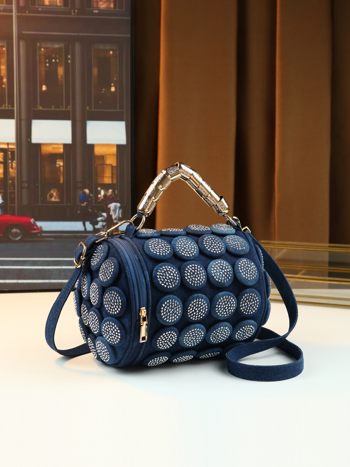 Light luxury denim hot diamond - Luxury Bags Denim incelemesi ve fiyatı