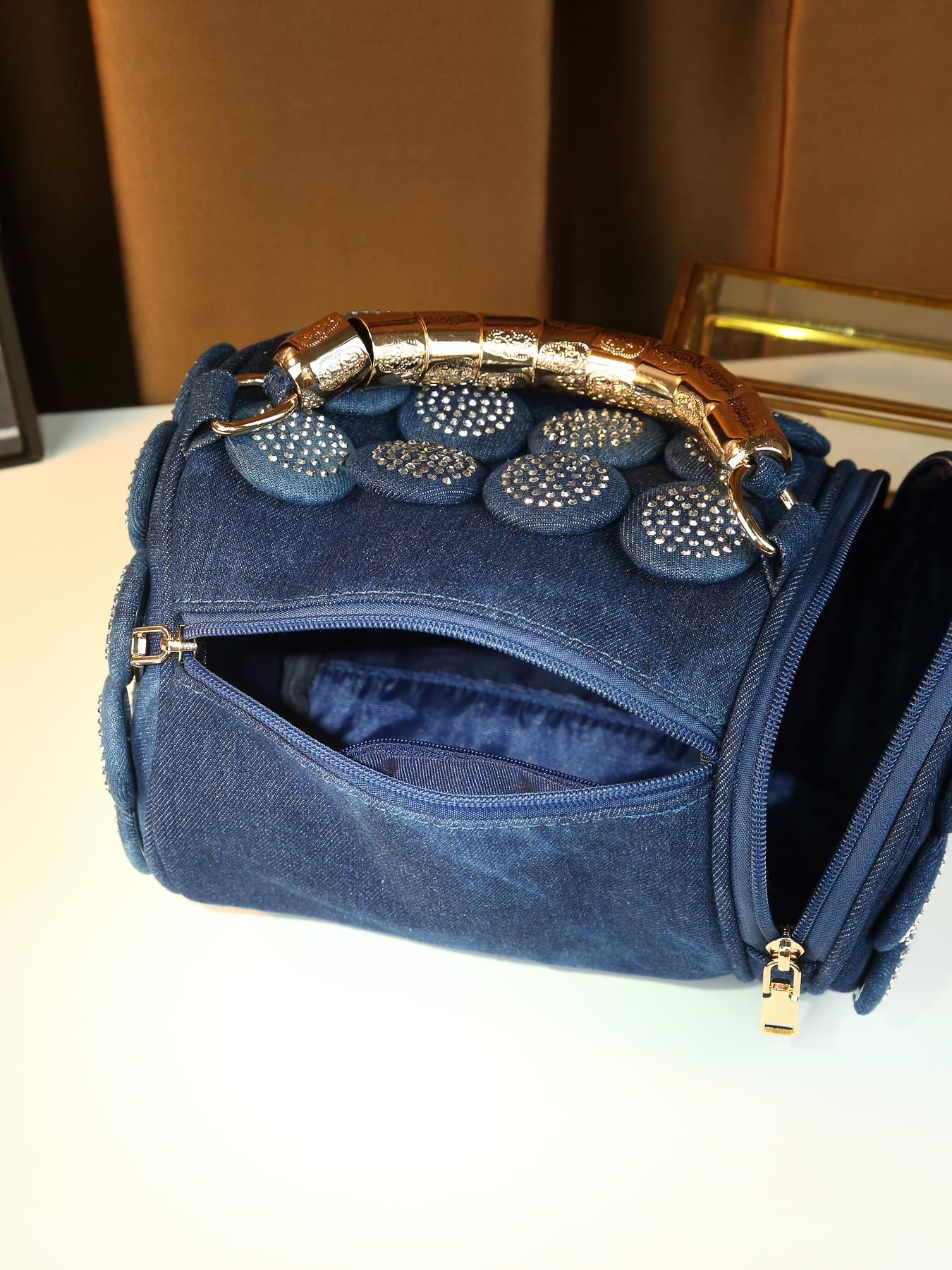 Light luxury denim hot diamond - Luxury Bags Denim incelemesi ve fiyatı