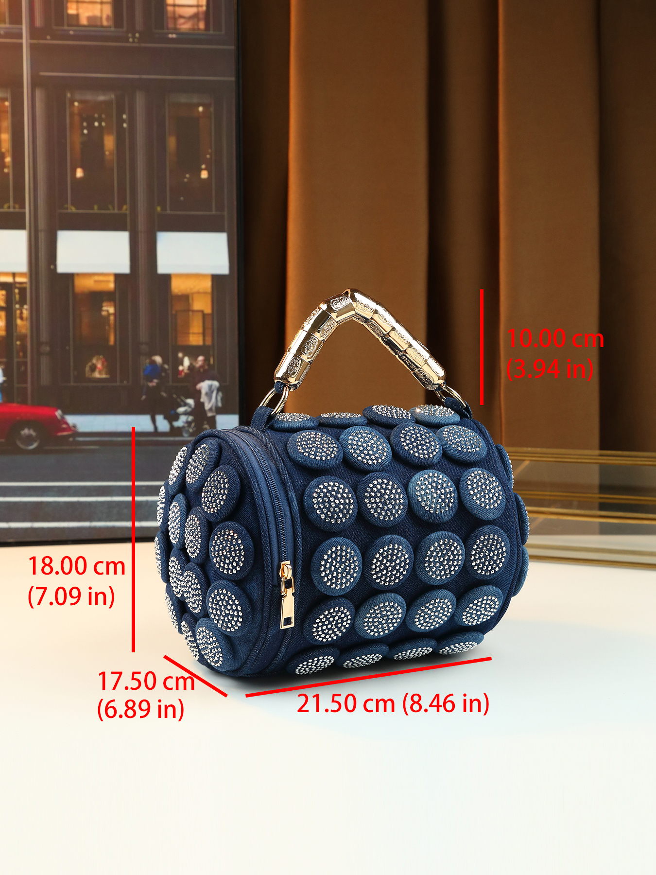 Light luxury denim hot diamond - Luxury Bags Denim incelemesi ve fiyatı