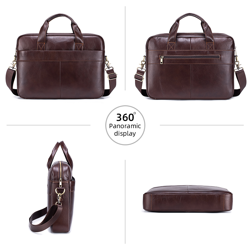 Genuine Leather Men's Briefcas - Luxury Bags For Laptop incelemesi ve fiyatı