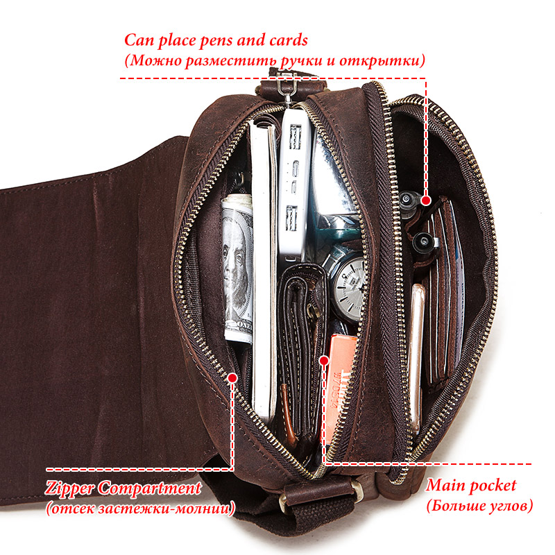 Vintage Crazy Horse Leather Me - Luxury Bags Sling incelemesi ve fiyatı