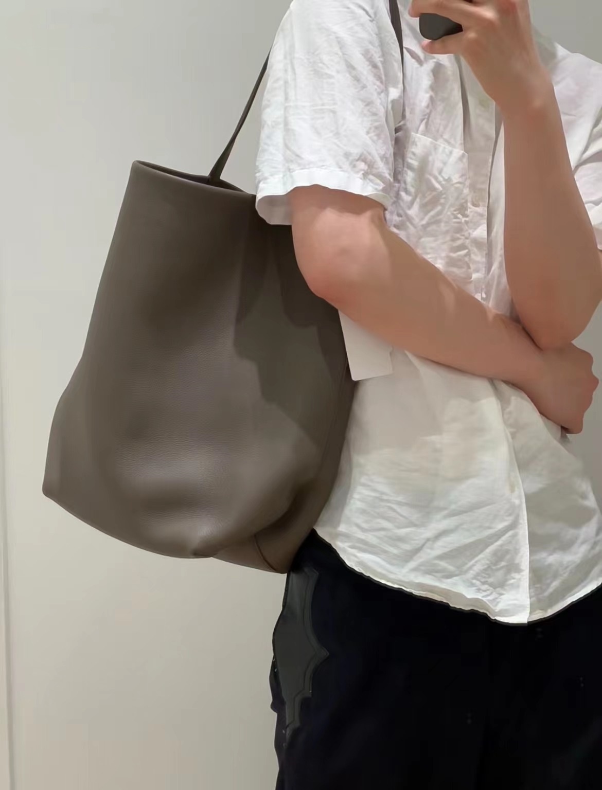 Cowhide Autumn Winter Bag: Dur - Shoulder Bag Slouchy incelemesi ve fiyatı