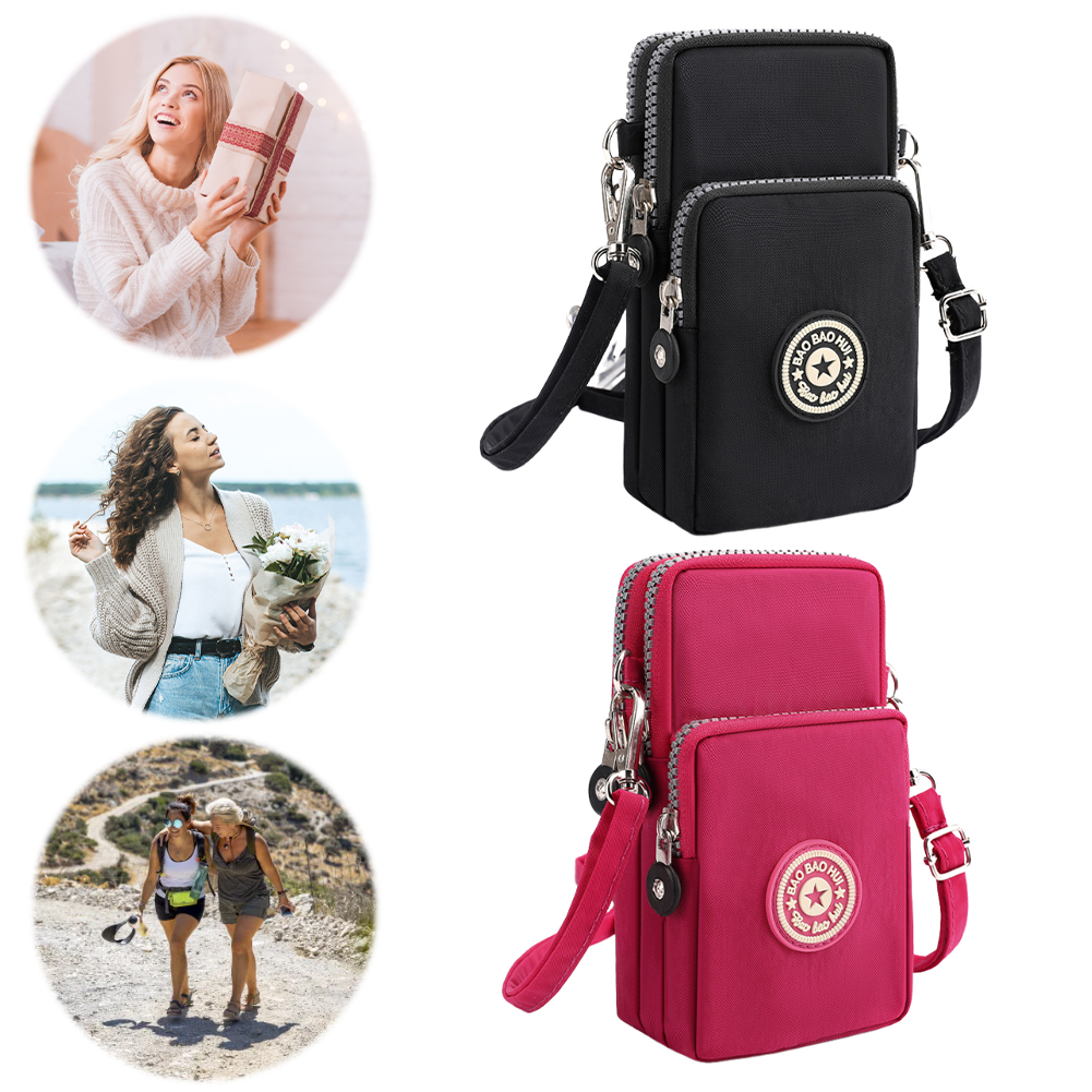 Nylon Small Crossbody Bag with - Wristlet Wallet Zipper incelemesi ve fiyatı