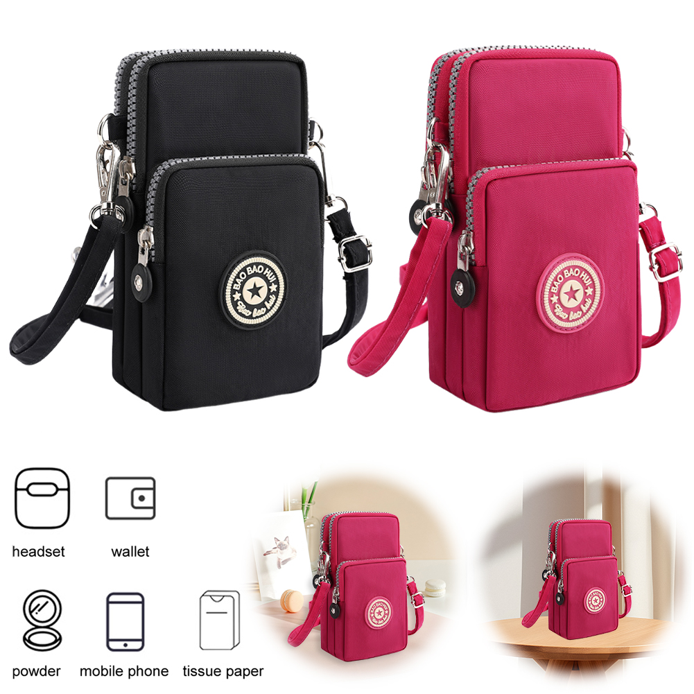 Nylon Small Crossbody Bag with - Wristlet Wallet Zipper incelemesi ve fiyatı