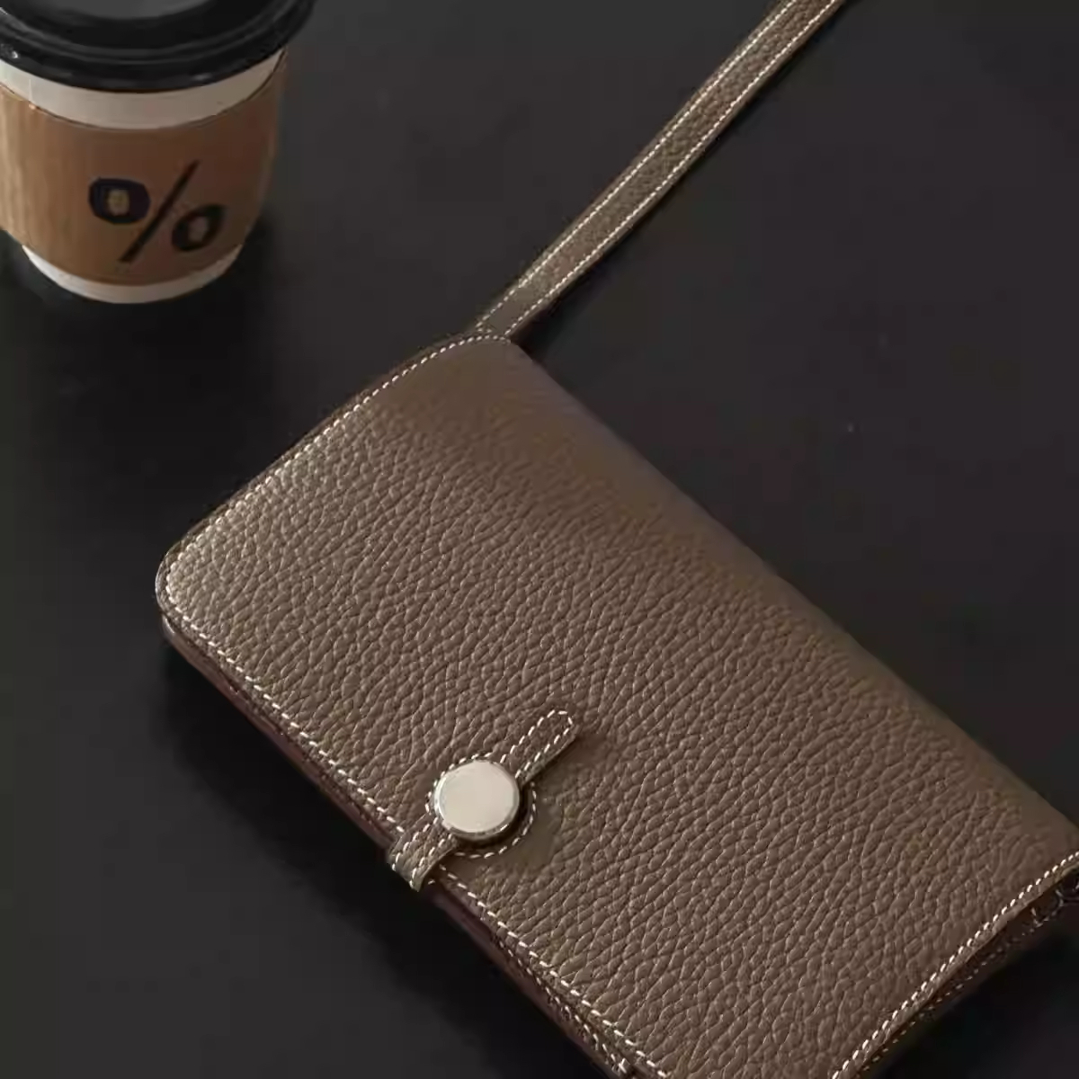 New PU Crossbody Mobile Phone  - Wristlet Wallet Zipper incelemesi ve fiyatı