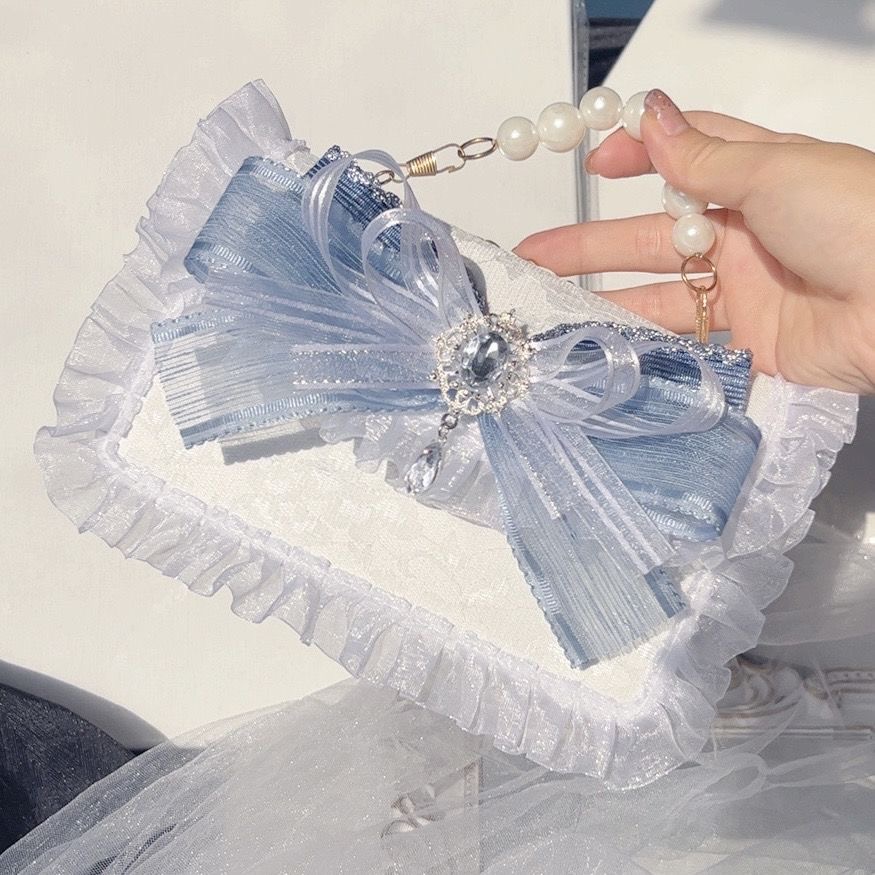 chain silver and blue lolita l - Luxury Y2K Bags incelemesi ve fiyatı