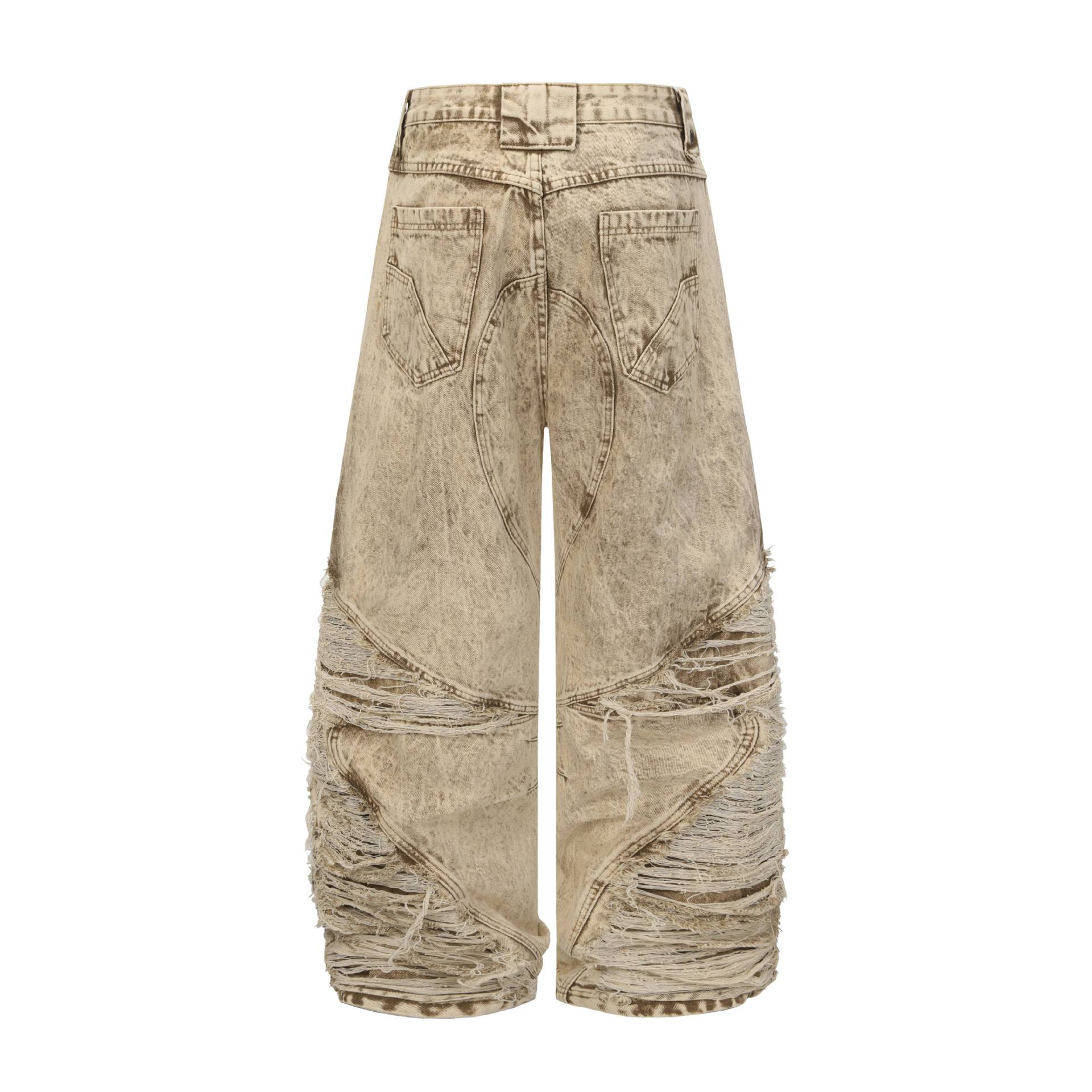 Unisex Vintage Wash Baggy Jean - Luxury Bags Denim incelemesi ve fiyatı