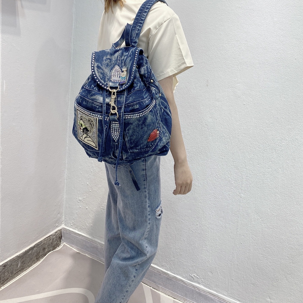 iPinee Luxury Denim Women Back - Luxury Bags Denim incelemesi ve fiyatı