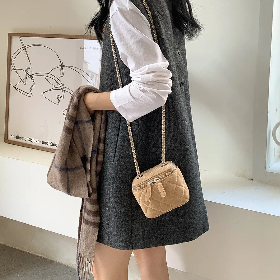 Mini Suede Women Shoulder Bag  - Luxury Bags Sling incelemesi ve fiyatı