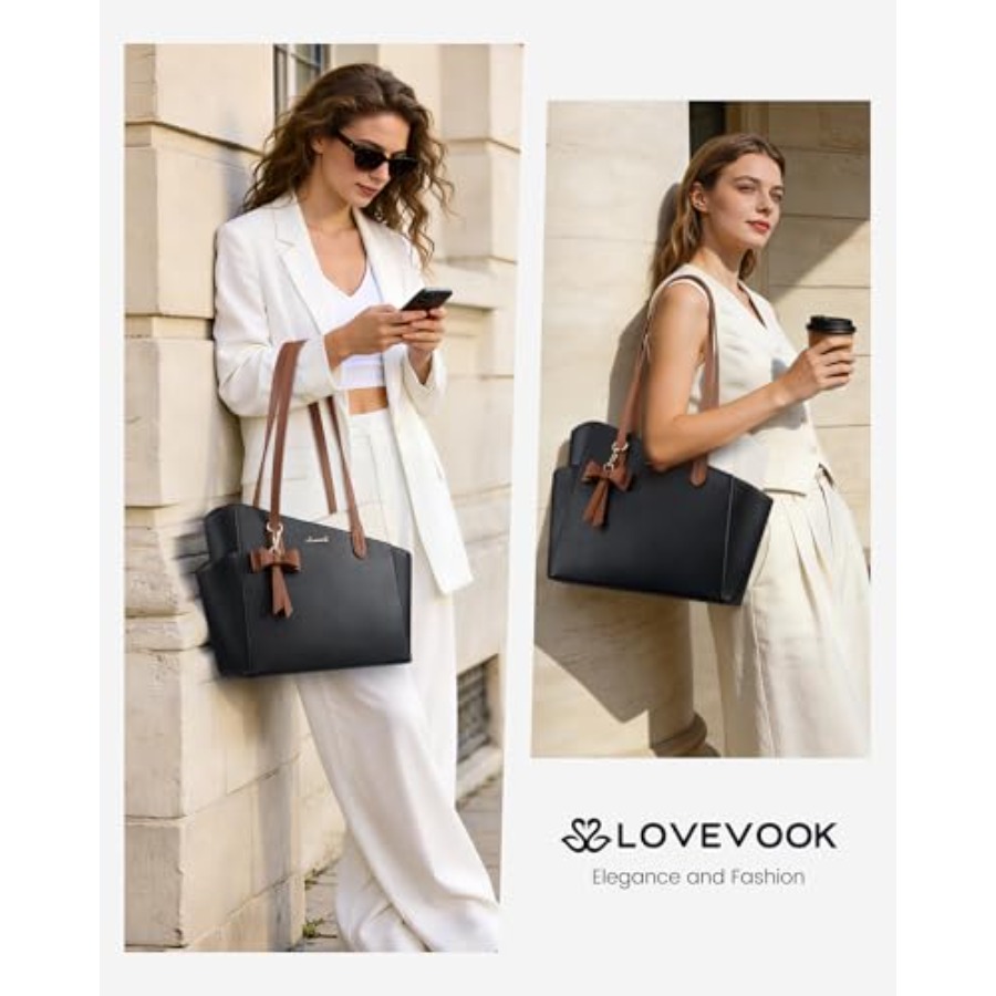 LOVEVOOK Tote Purse for Women  - Satchel Structured Men incelemesi ve fiyatı