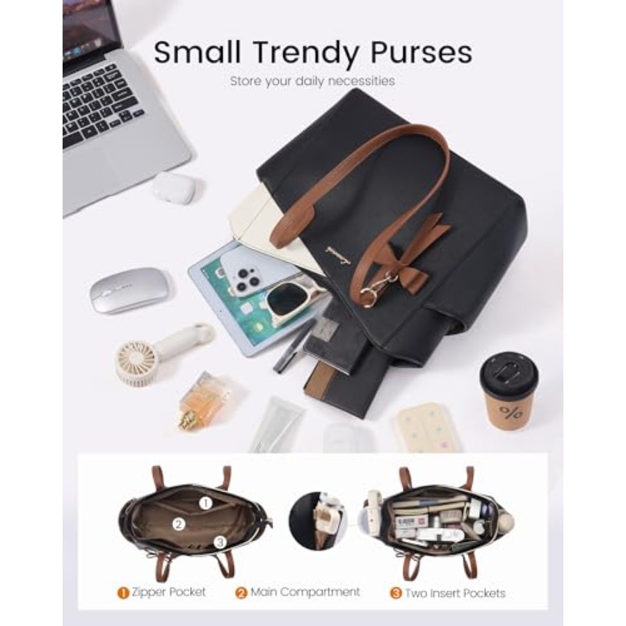 LOVEVOOK Tote Purse for Women  - Satchel Structured Men incelemesi ve fiyatı