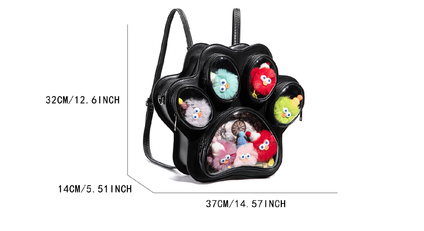 Cute Cat Paw Shape Ita Bag, PU - Shoulder Bag Slouchy incelemesi ve fiyatı