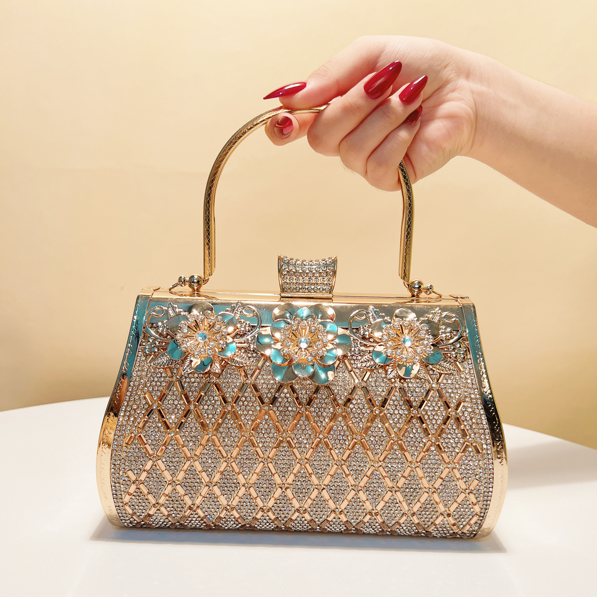 Bucket Design Women Clutch Bag - Luxury Bags Denim incelemesi ve fiyatı