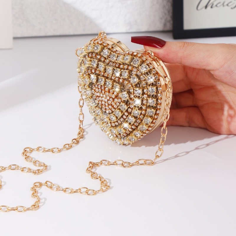 Mini Heart-shaped Diamond Sett - Luxury Bags Women incelemesi ve fiyatı