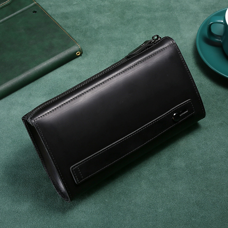Men's Clutches Long Handbag Bu - Wristlet Wallet Zipper incelemesi ve fiyatı