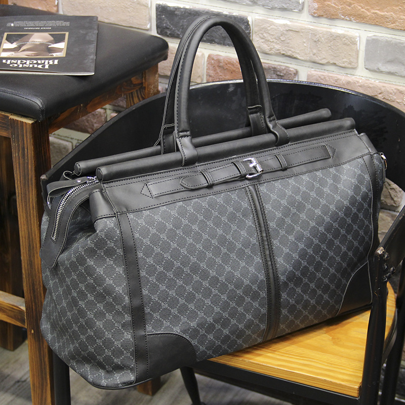 Fashion Plaid Travel Bag Men H - Luxury Bags Storage incelemesi ve fiyatı