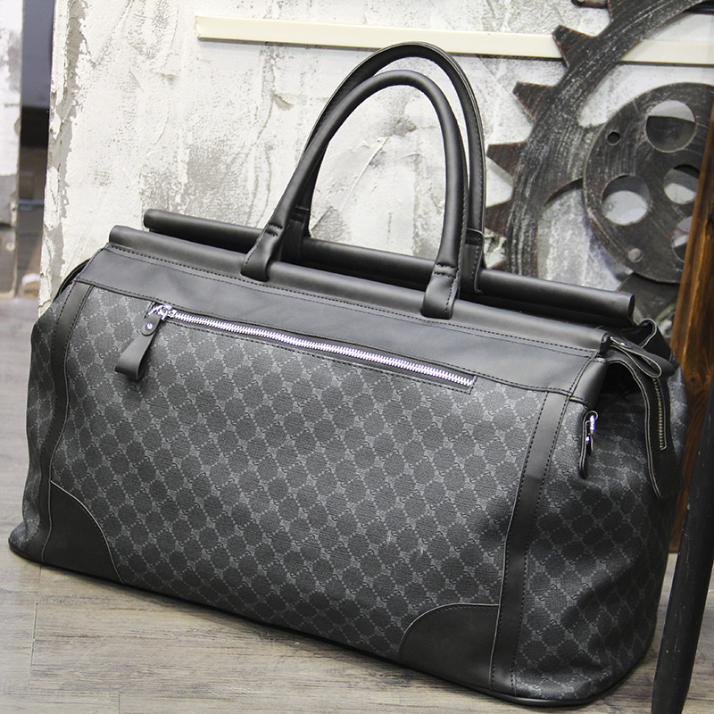 Fashion Plaid Travel Bag Men H - Luxury Bags Storage incelemesi ve fiyatı