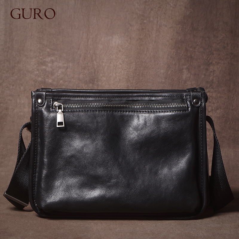 GURO High Quality Men's Genuin - Luxury Bags Sling incelemesi ve fiyatı