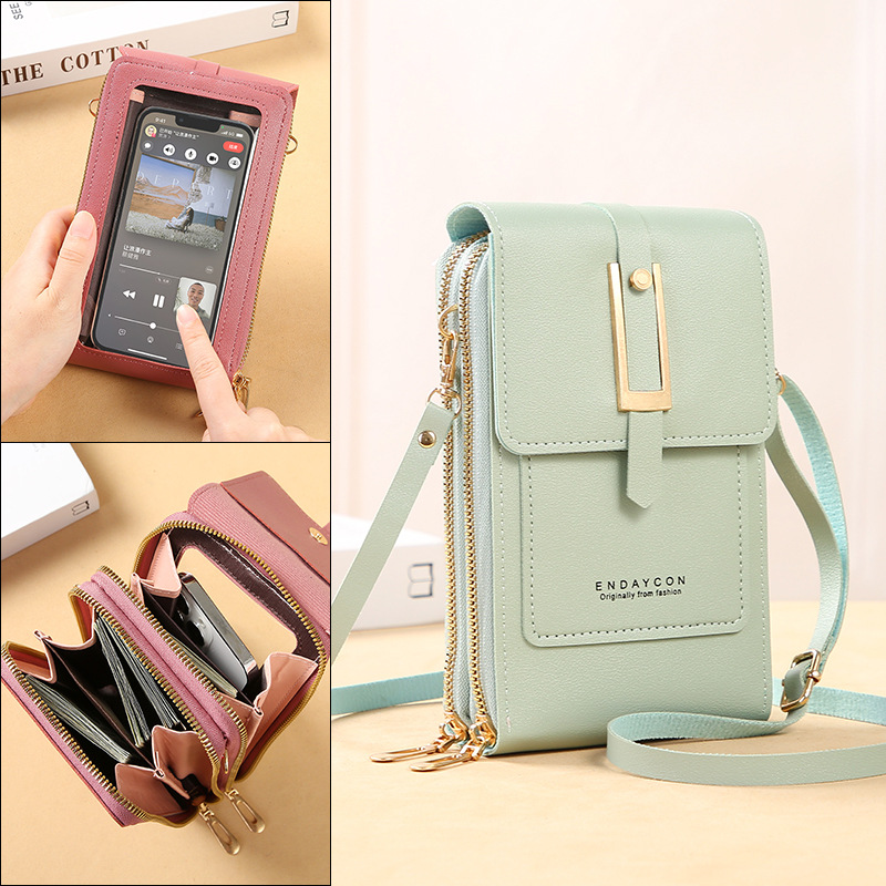 Touch Screen Cell Phone Women  - Wristlet Wallet Zipper incelemesi ve fiyatı
