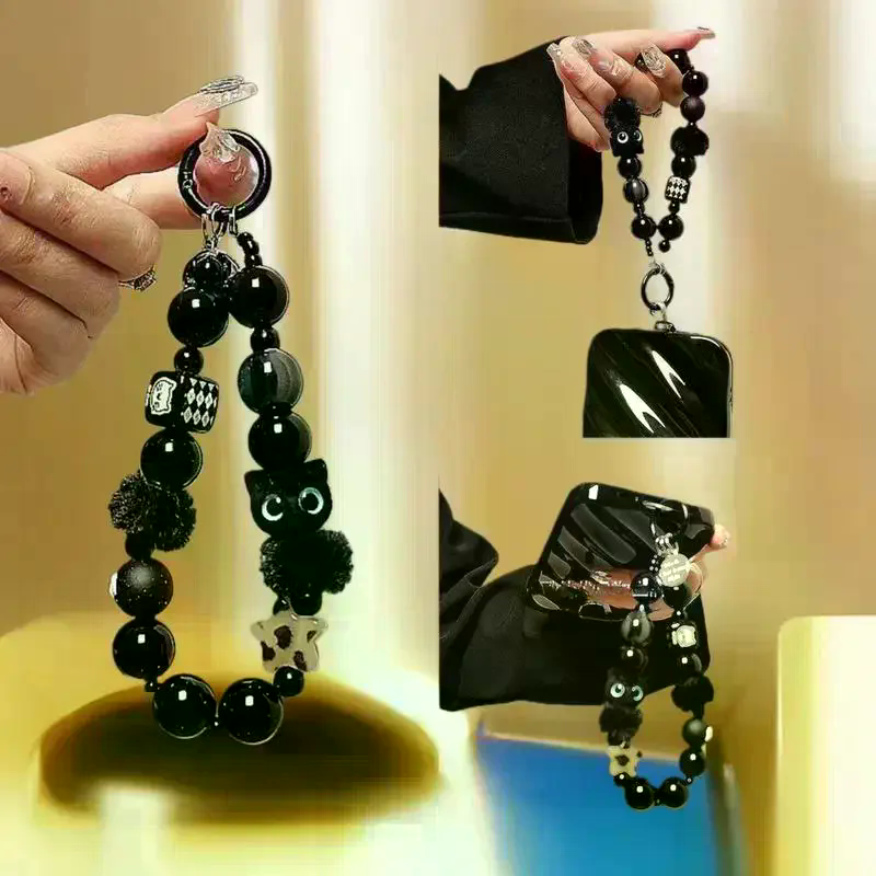 Luxury Black Fluffy Cat Phone  - Luxury Bags Women incelemesi ve fiyatı