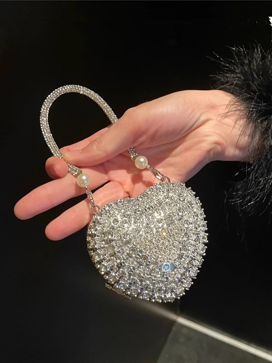 Luxury Small Bling Heart Shape - Luxury Bags Women incelemesi ve fiyatı