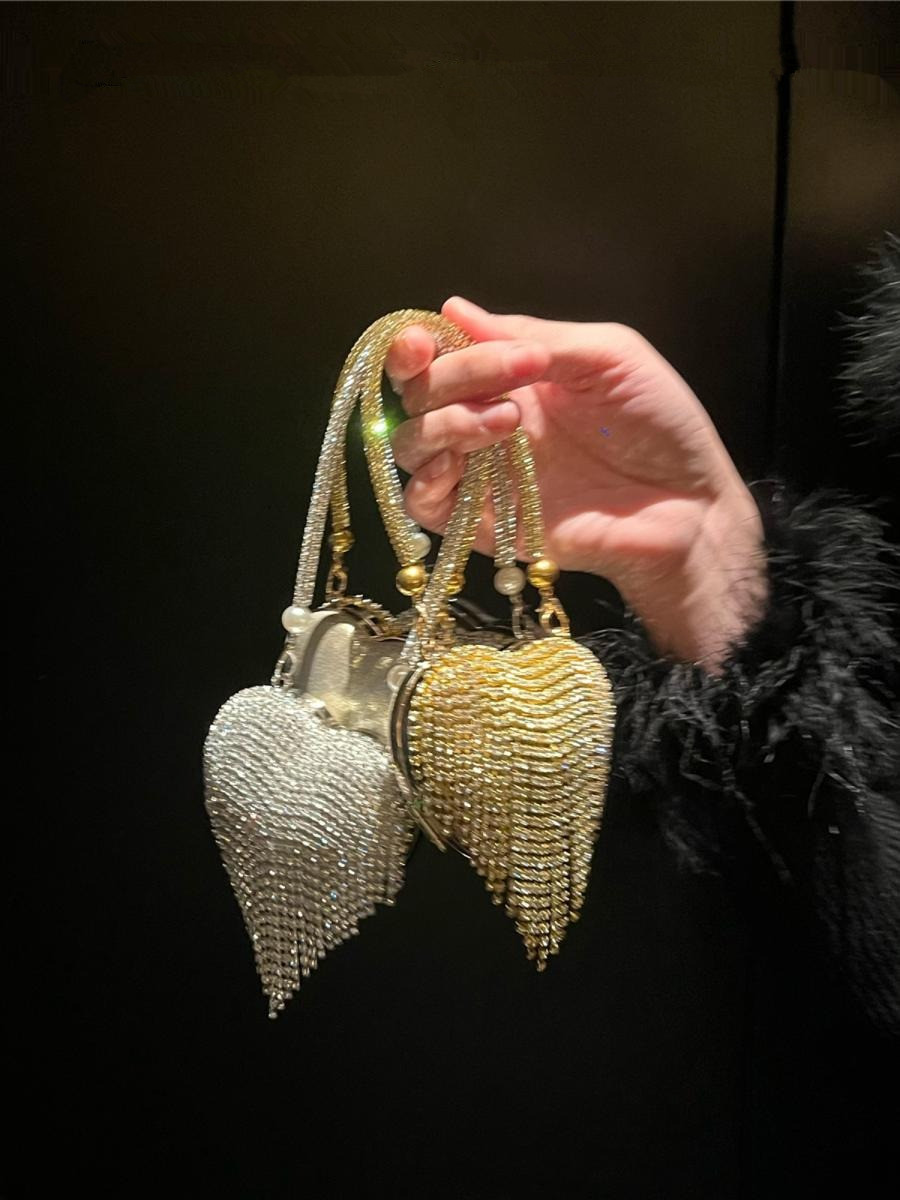 Luxury Small Bling Heart Shape - Luxury Bags Women incelemesi ve fiyatı