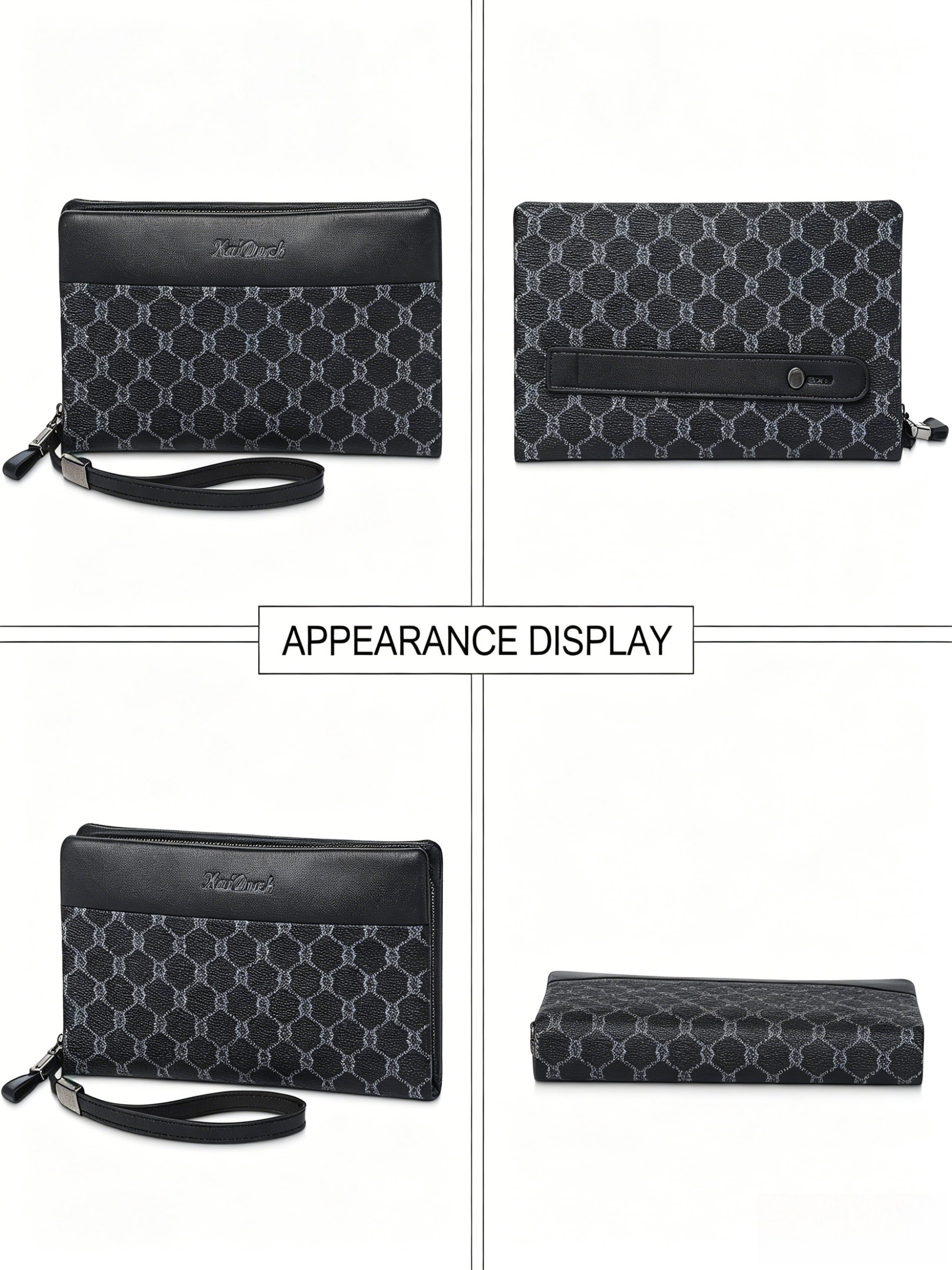 Men's Long Wristlet Wallet, La - Wristlet Wallet Zipper incelemesi ve fiyatı