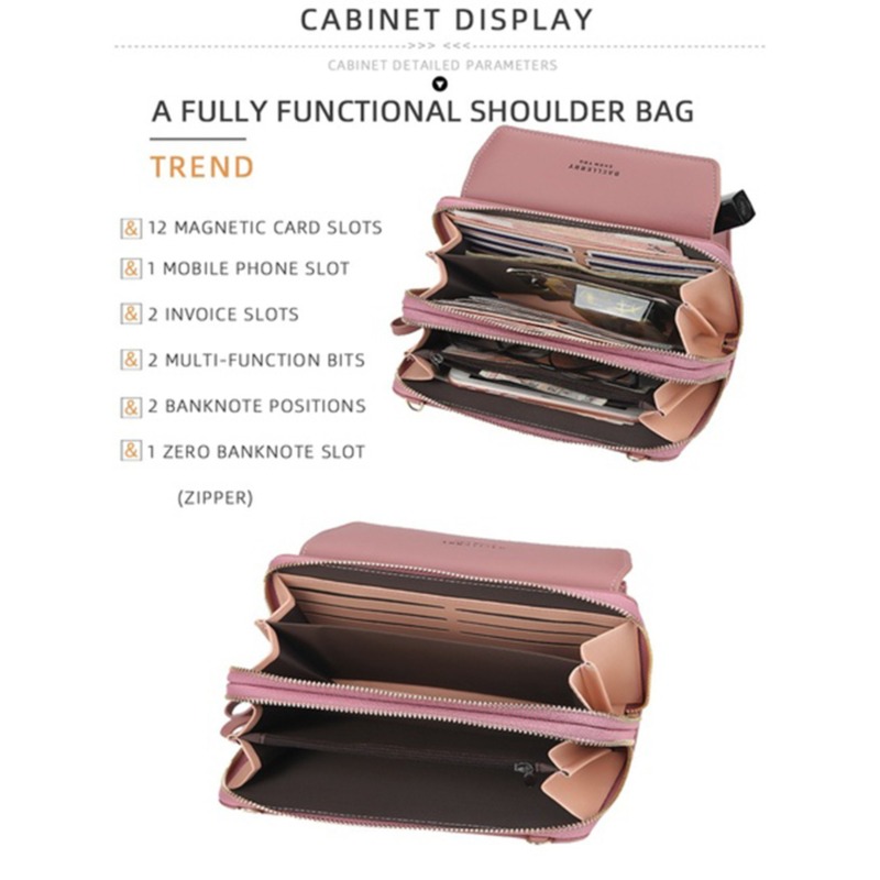 Women Long Wallet Korean Versi - Wristlet Wallet Zipper incelemesi ve fiyatı