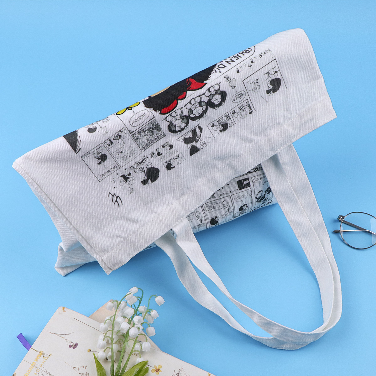 Fashion Canvas Tote Bag Women  - Shoulder Bag Slouchy incelemesi ve fiyatı