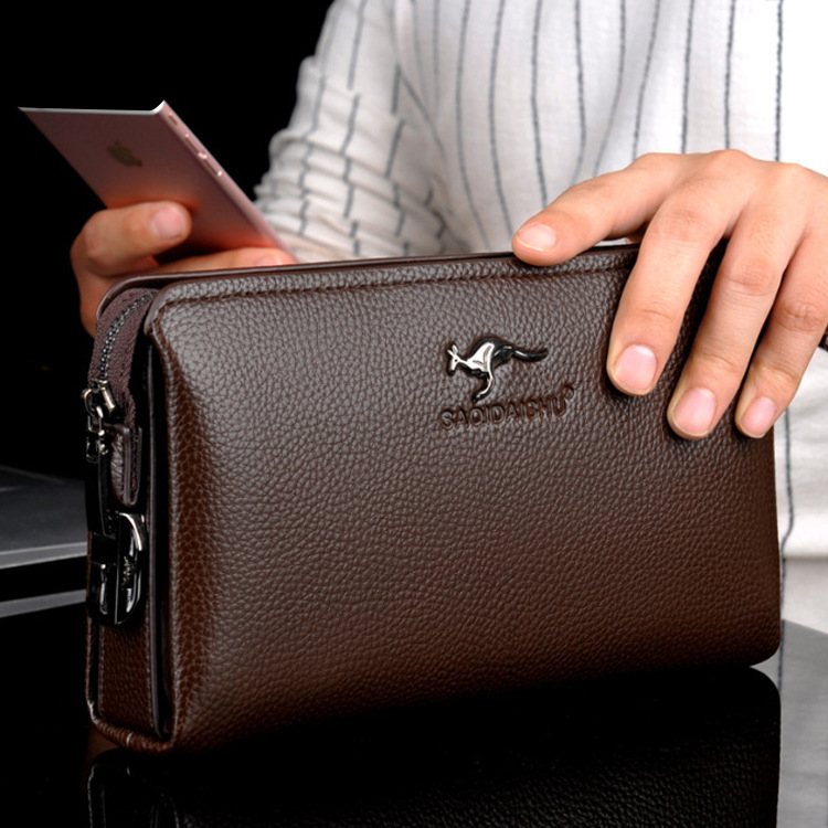 Leather Long Purse Password Mo - Wristlet Wallet Zipper incelemesi ve fiyatı