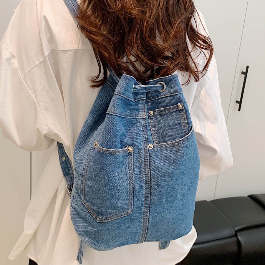 Denim Female Backpacks Casual  - Luxury Bags Denim incelemesi ve fiyatı