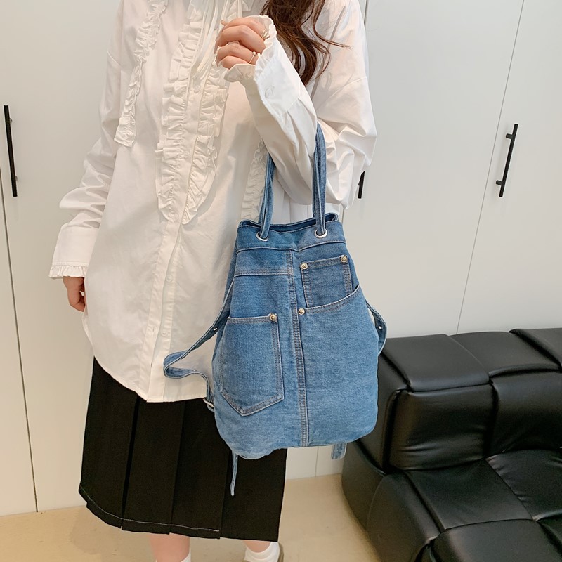 Denim Female Backpacks Casual  - Luxury Bags Denim incelemesi ve fiyatı