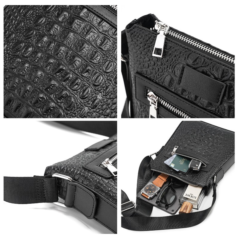 Alligator Leather Men's Crossb - Luxury Bags Sling incelemesi ve fiyatı