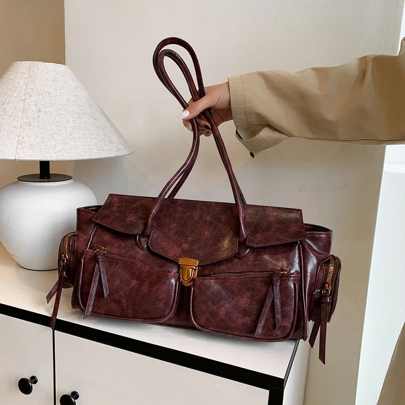 Branded Underarm Shoulder Moto - Luxury Y2K Bags incelemesi ve fiyatı