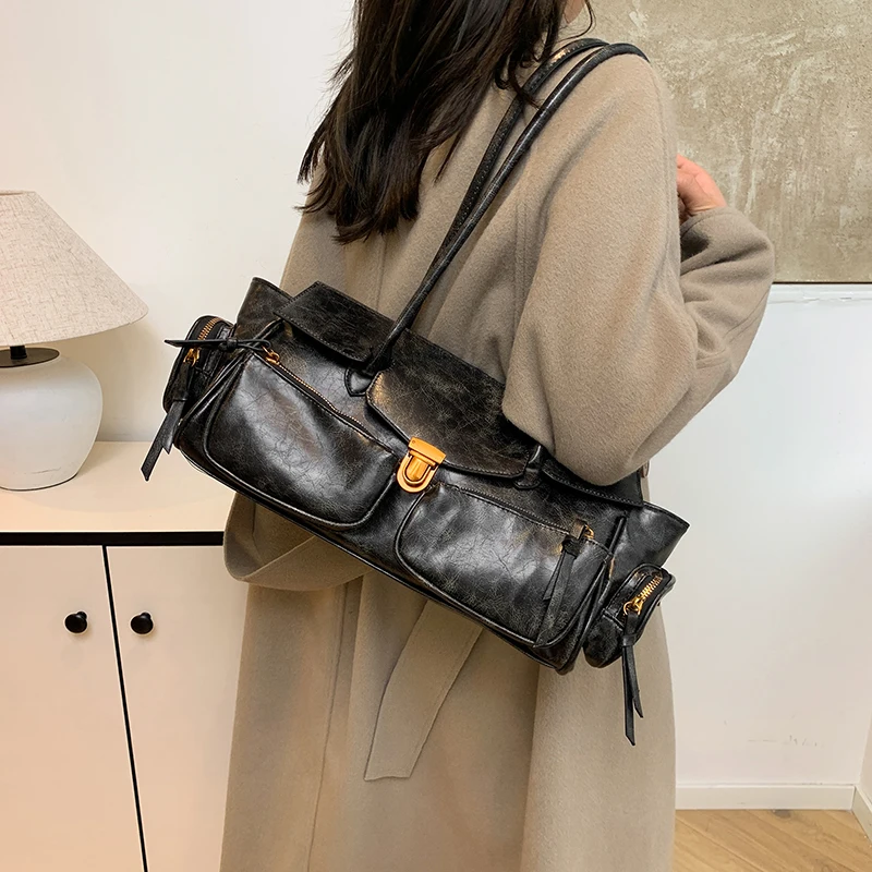 Branded Underarm Shoulder Moto - Luxury Y2K Bags incelemesi ve fiyatı