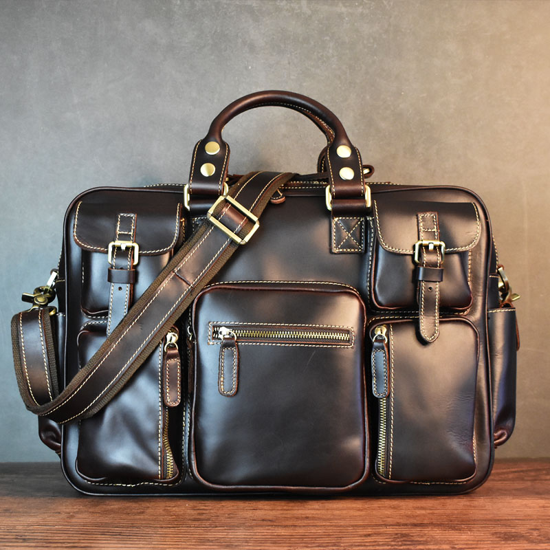Vintage Men's Black Shoulder B - Luxury Bags For Laptop incelemesi ve fiyatı