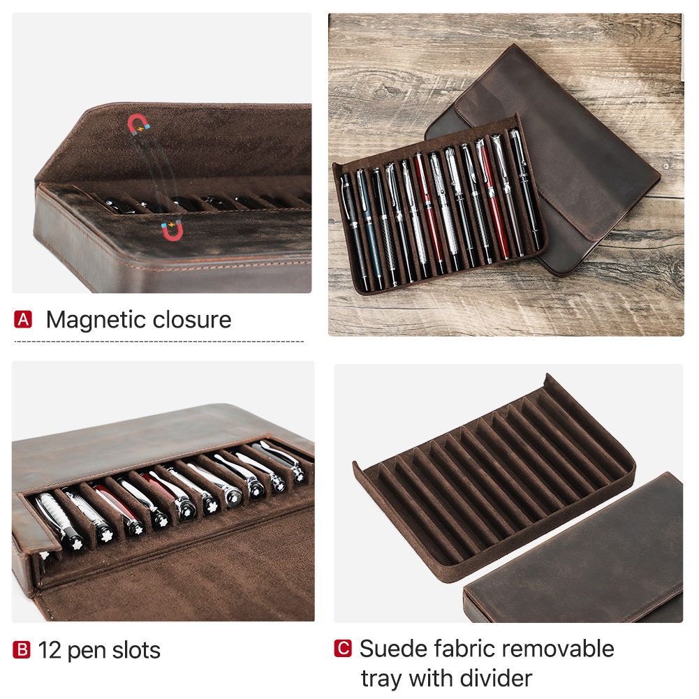 Luxury Genuine Leather 12 Slot - Luxury Bags For School incelemesi ve fiyatı