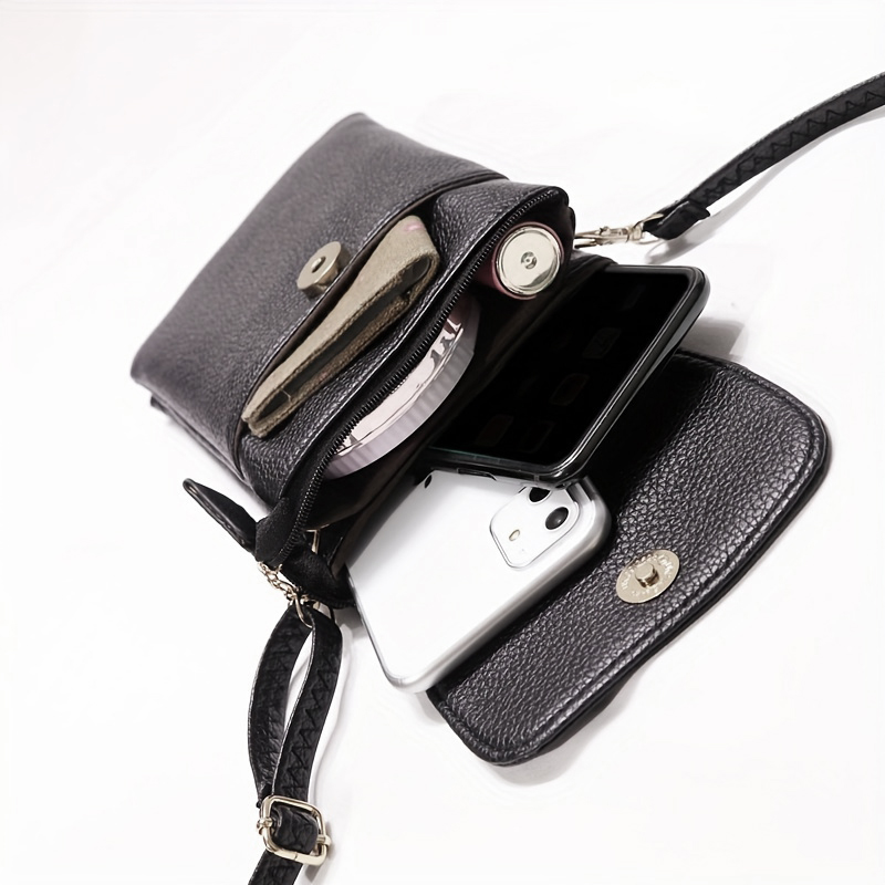 Women Leather Crossbody Phone  - Wristlet Wallet Zipper incelemesi ve fiyatı