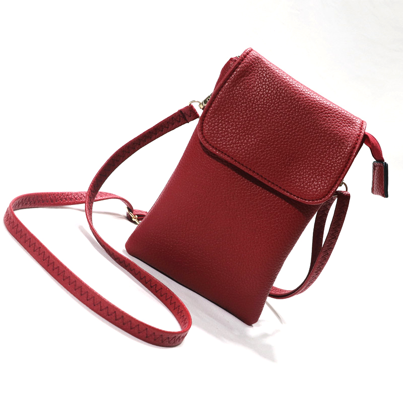 Women Leather Crossbody Phone  - Wristlet Wallet Zipper incelemesi ve fiyatı
