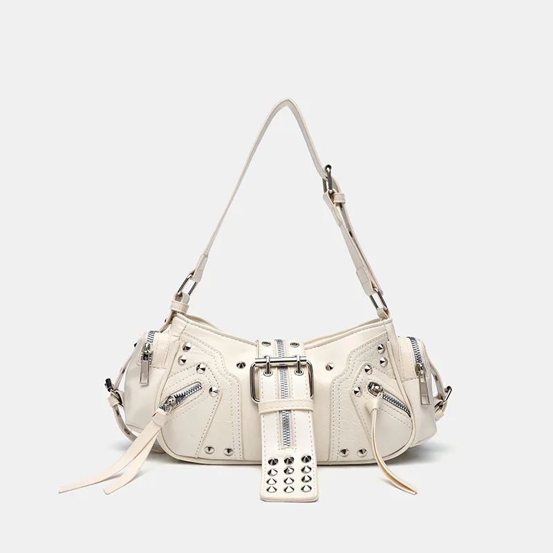 Gothic Rivet Handbag Waist Bag - Luxury Y2K Bags incelemesi ve fiyatı