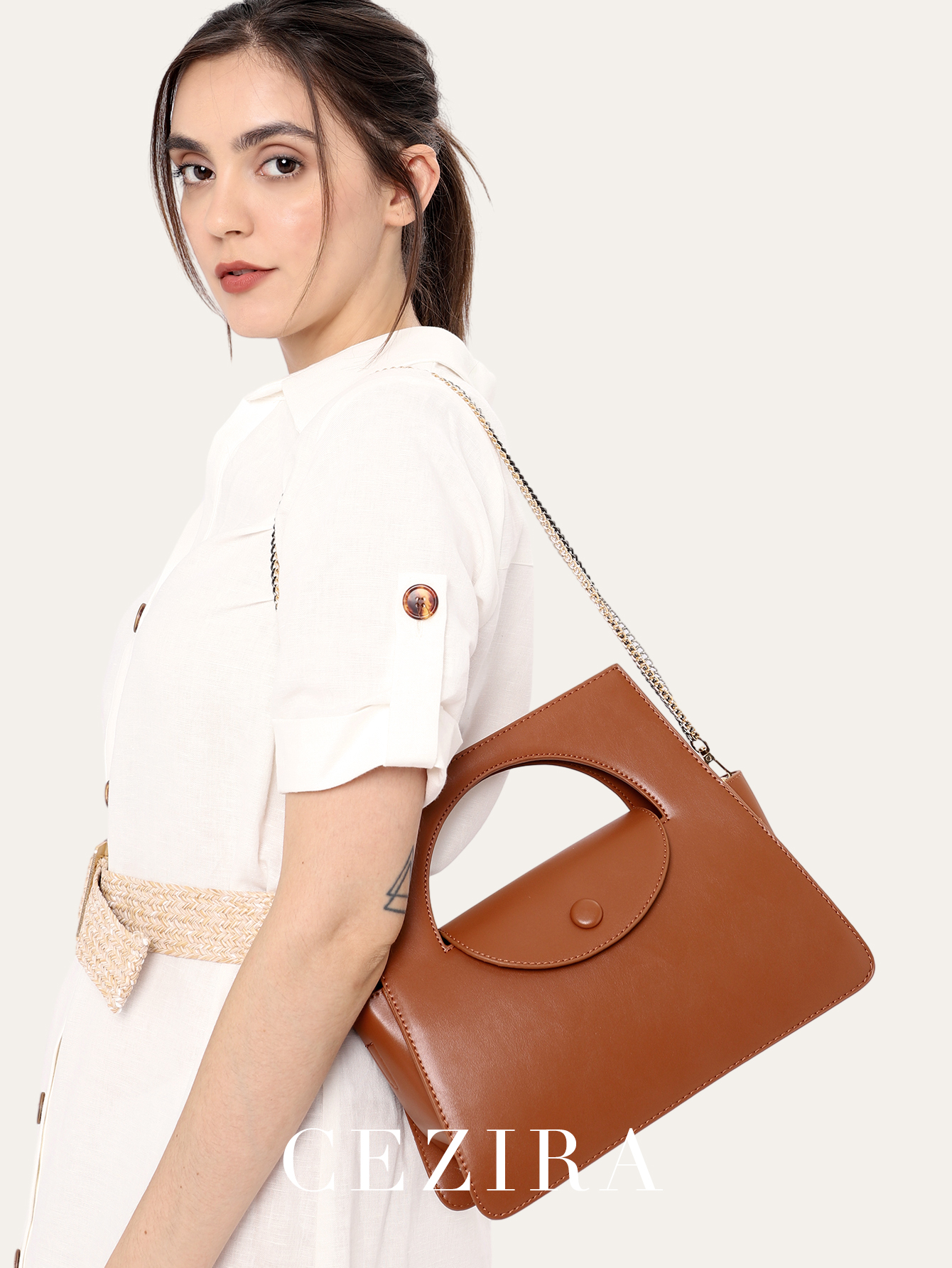 CEZIRA Brand Luxury PU Vegan L - Luxury Bags Vegan incelemesi ve fiyatı