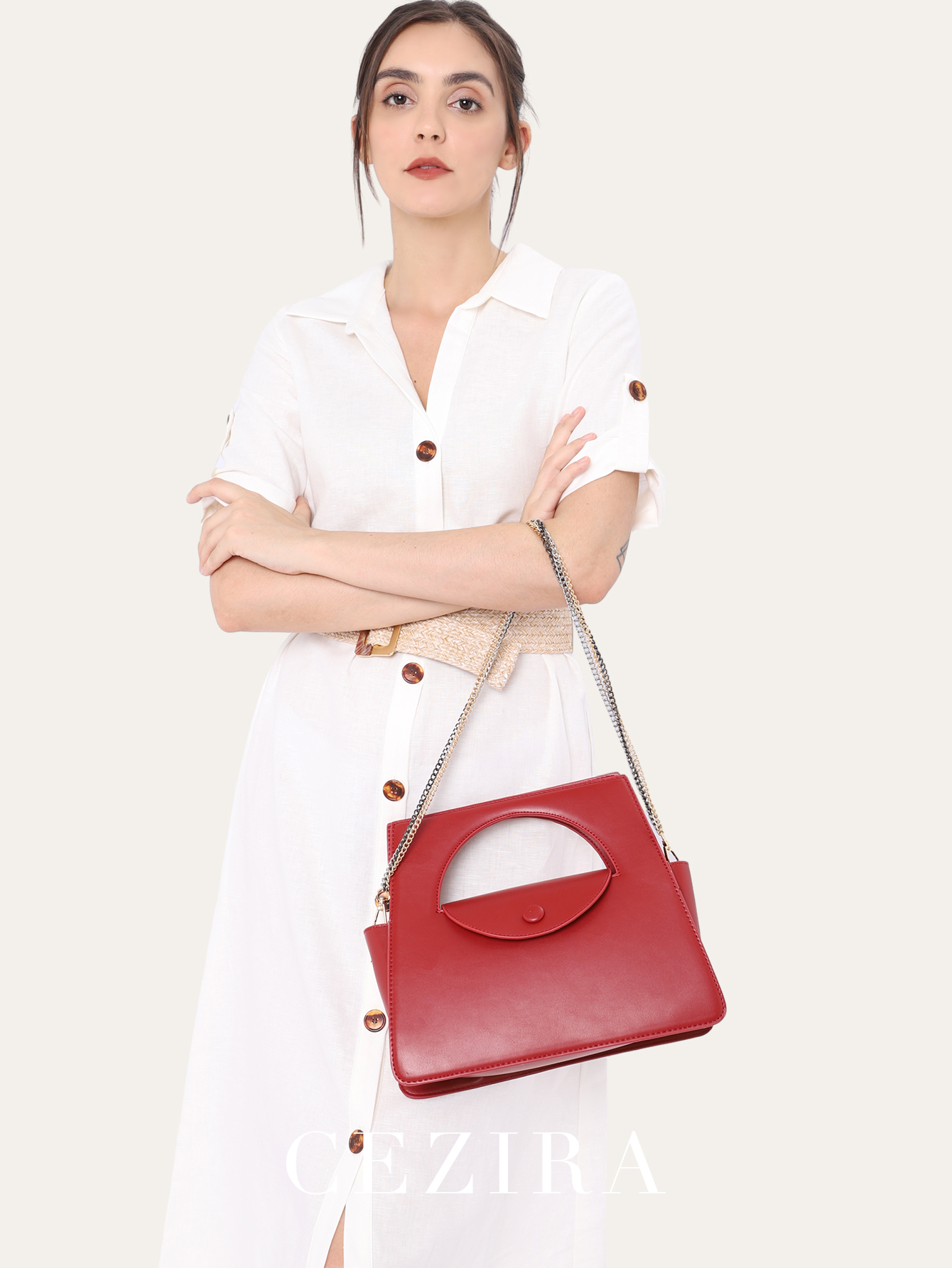 CEZIRA Brand Luxury PU Vegan L - Luxury Bags Vegan incelemesi ve fiyatı