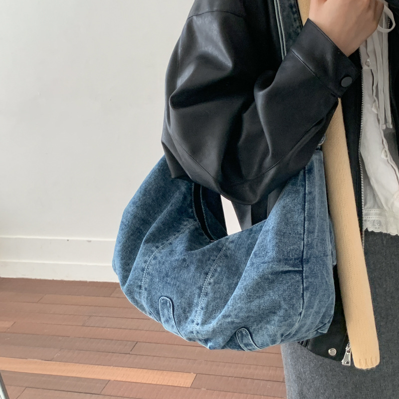 Casual Denim Large Capacity Cr - Luxury Bags Denim incelemesi ve fiyatı