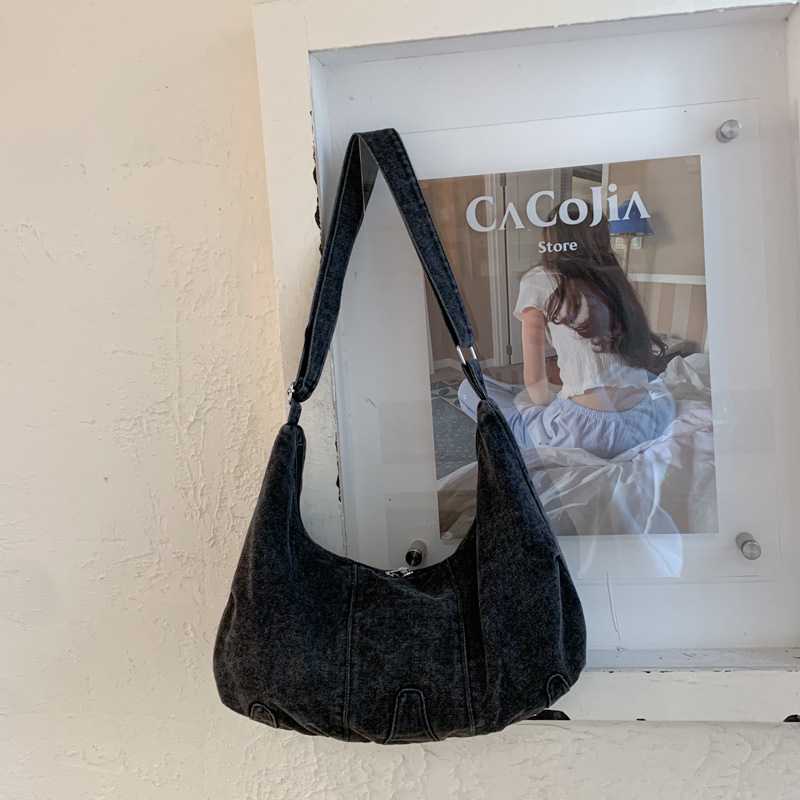 Casual Denim Large Capacity Cr - Luxury Bags Denim incelemesi ve fiyatı
