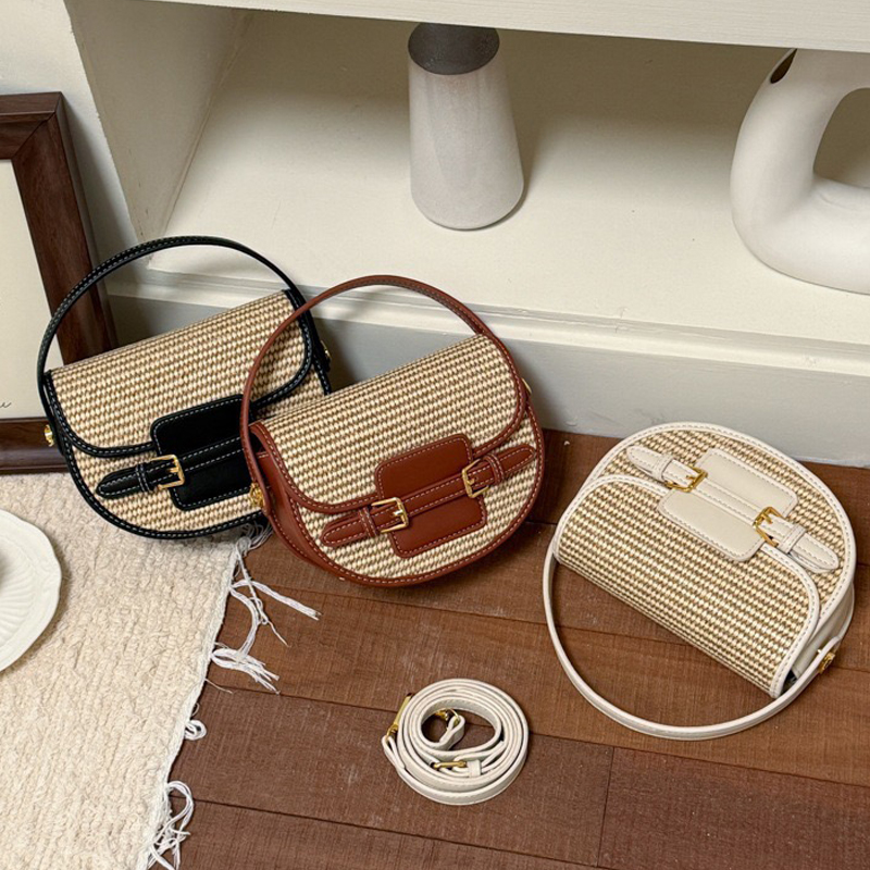 England Style Mini Straw Saddl - Luxury Bags Women incelemesi ve fiyatı